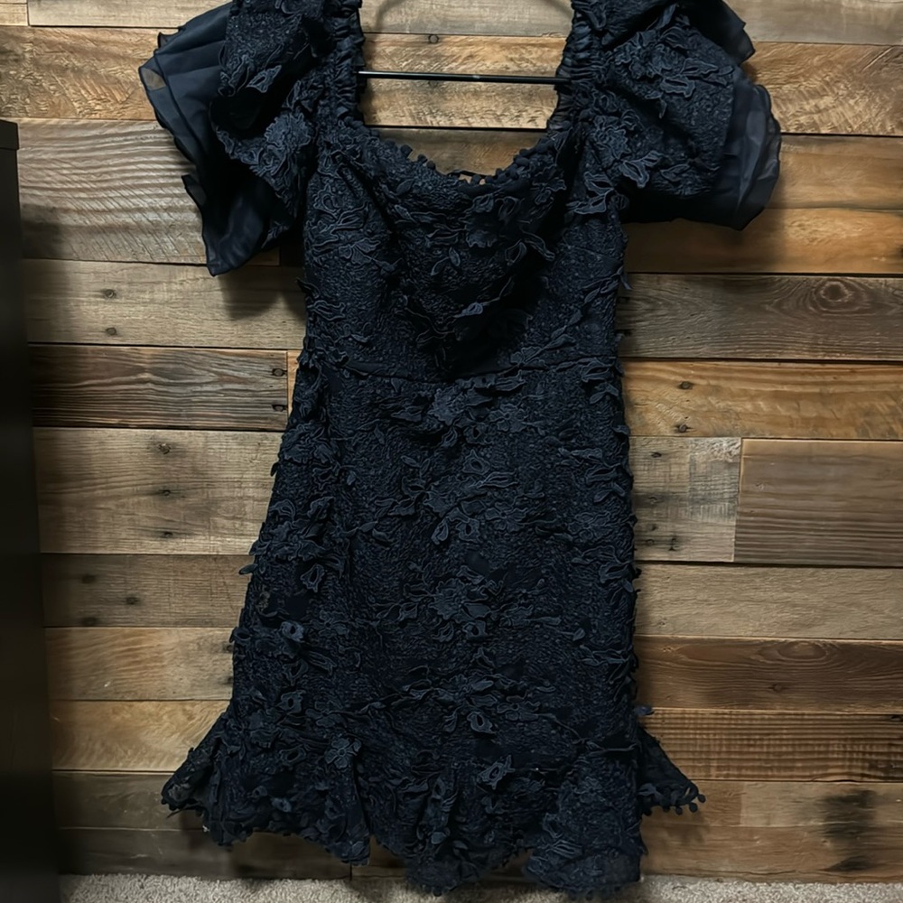 BNWT TwoSistersTheLabel navy lace dress